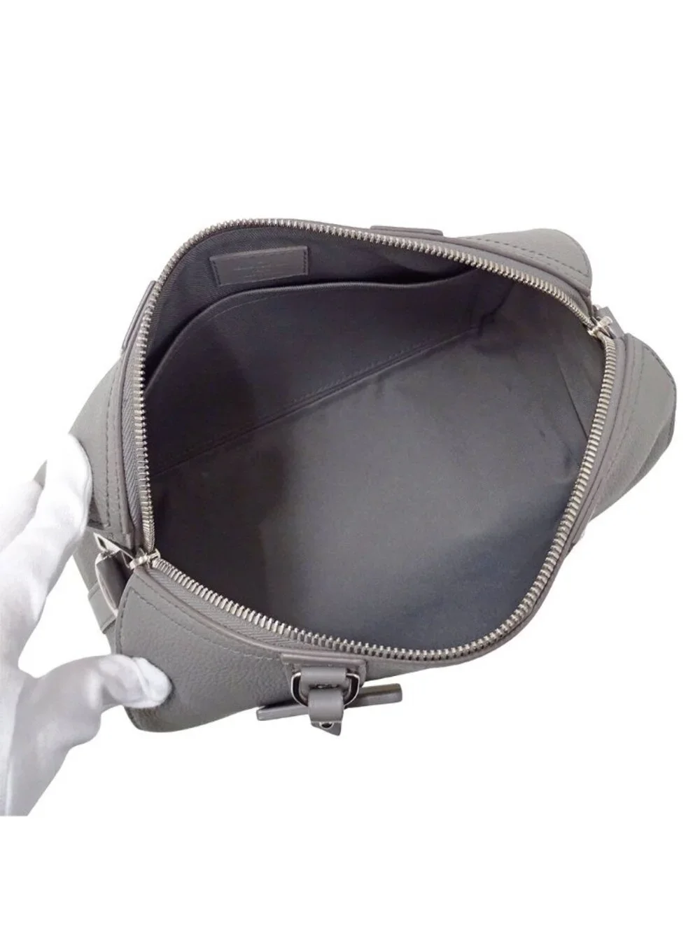 Louis Vuitton LV Aerogram Shoulder Bag City Keepall Gray